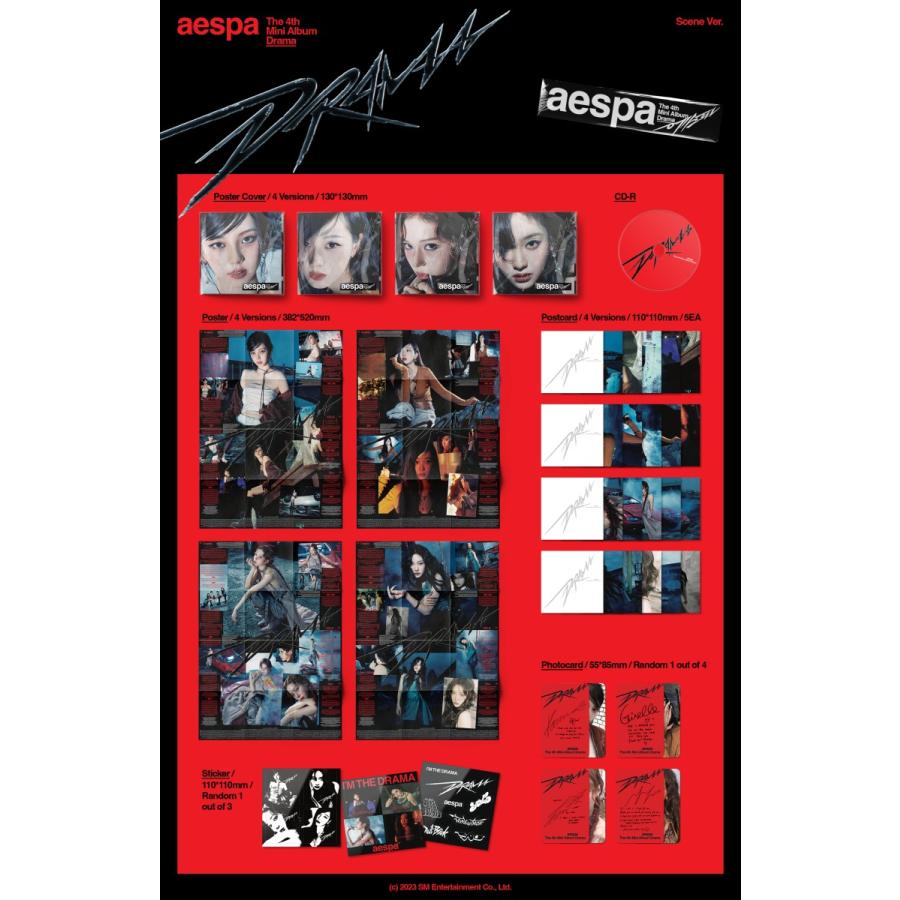メンバー選択可] aespa 公式グッズ4th Mini Album Drama 