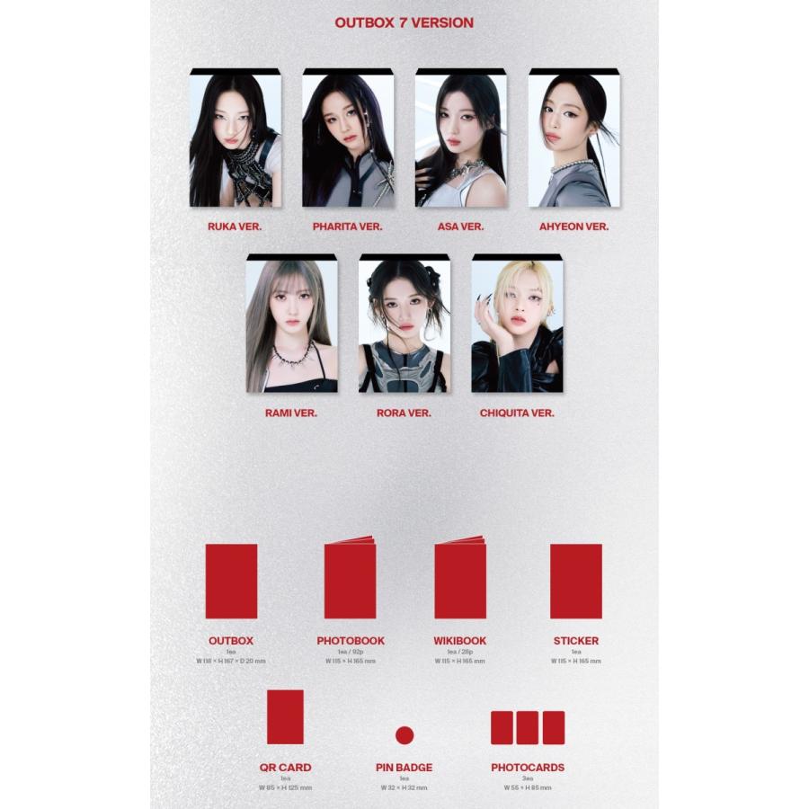 メンバー選択可] BABYMONSTER 公式グッズ BABYMONS7ER / 1ST MINI