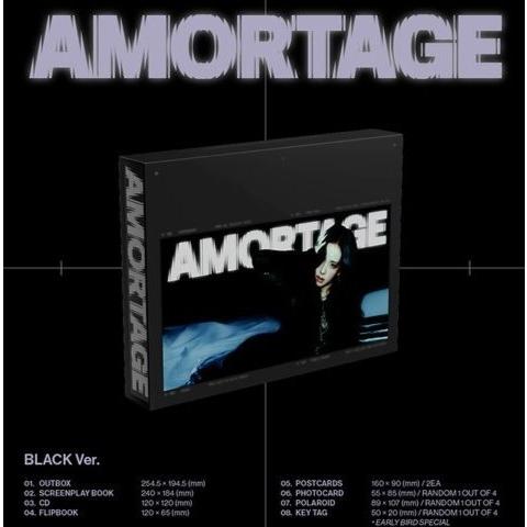 JISOO 公式グッズ AMORTAGE EXCLUSIVE EDITION (PURPLE Ver. / BLACK