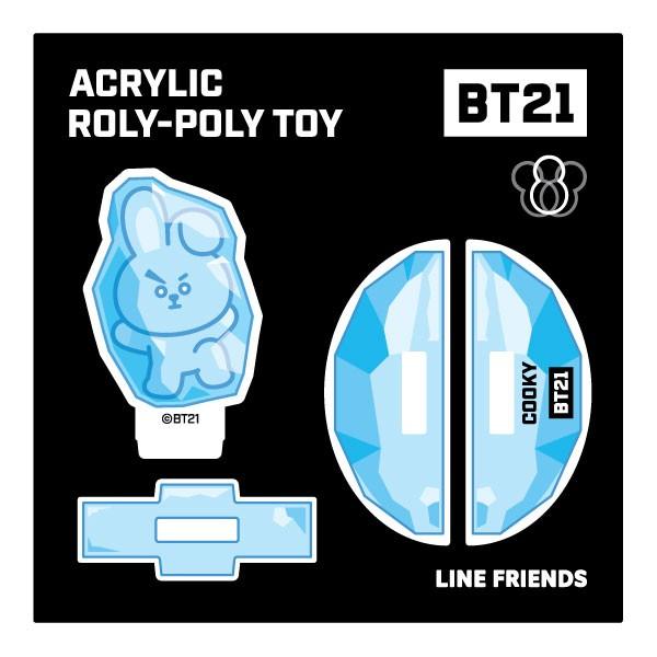 BTS 防弾少年団 BT21 公式グッズ ROLY POLY TOY STAND アクリル