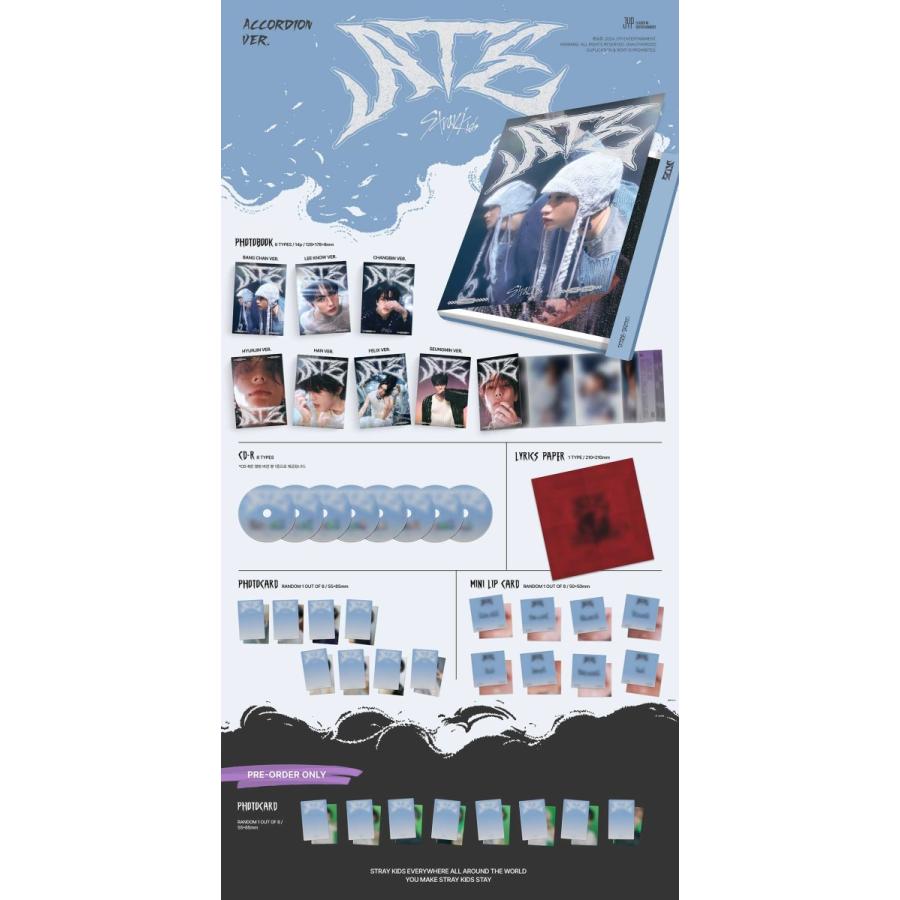 メンバー選択可] StrayKids 公式グッズ ATE (Accordion Ver.) / MINI
