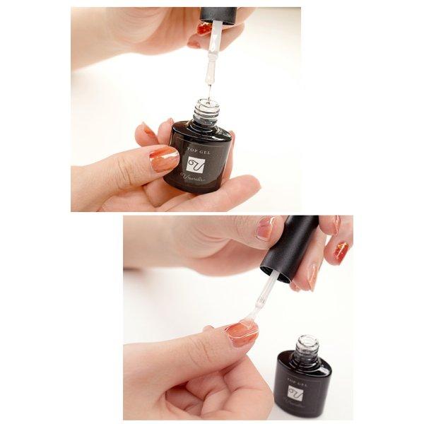 トップコート ジェル 艶消し ジェルネイル ジェルネイルシール 硬化 半