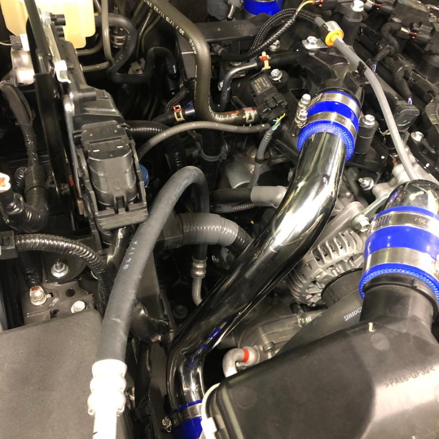 ジムニー JB64 インテークパイプ ステンレス スロットル側 : メタル