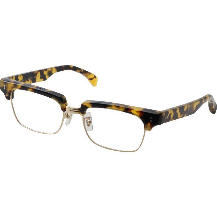 越前國甚六作 サーモント ブロー スクエア メガネ フレーム セルロイド