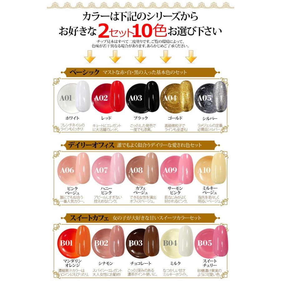 ジェルネイル キット スターターセット プロ用90W美肌ライト セット