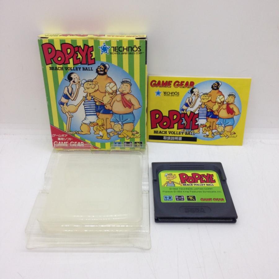 ポパイ ビーチバレー/ゲームギア(GG)/中古/箱・説明書あり : MEIKOYA
