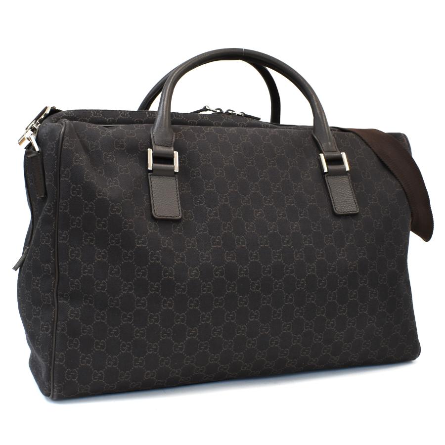 GUCCI（グッチ） 新品同様 2wayボストンバッグ 196356 GGキャンバス