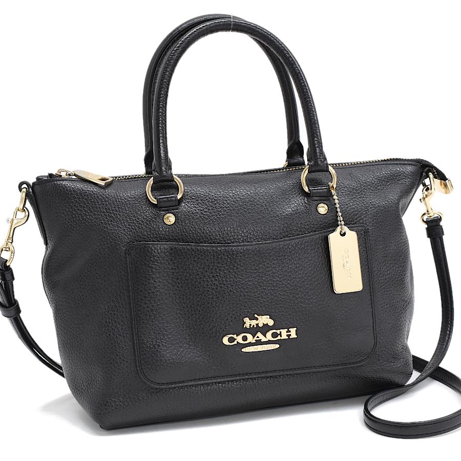 COACH（コーチ） ミニエマ サッチェル 2way トートバッグ F31466