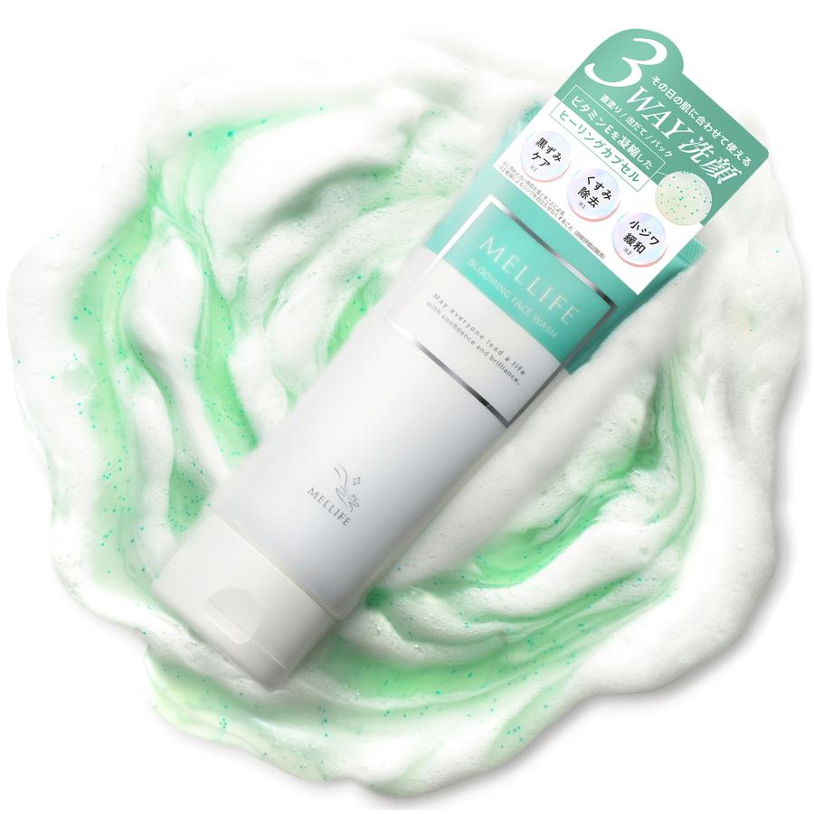 MELLIFE（メリフ） 洗顔フォーム ブルーミングフェイスウォッシュ 泡