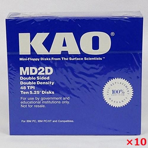 Kao（花王） 新品 5インチ 5.25インチ 2D フロッピーディスク 100枚