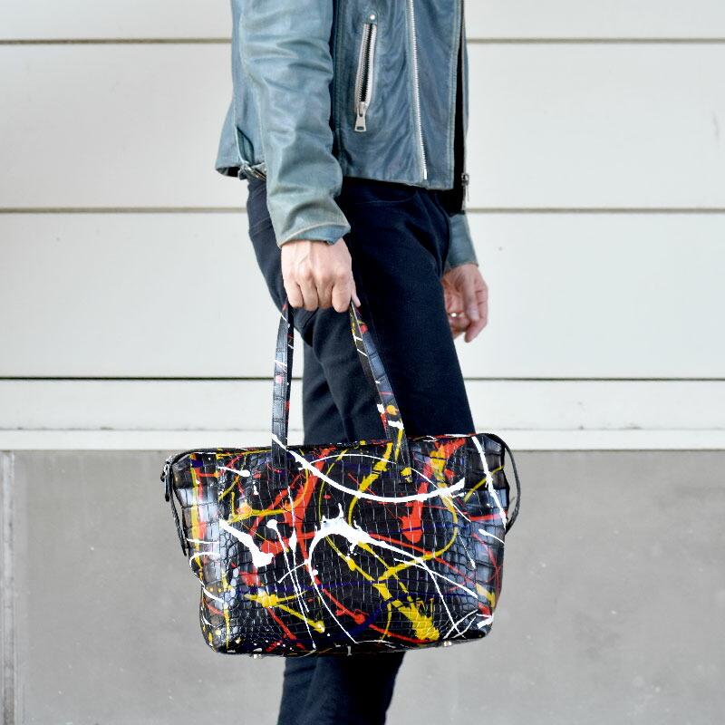 クロコダイル トートバッグ メンズ レディーズ 本革 2way 斜めがけ