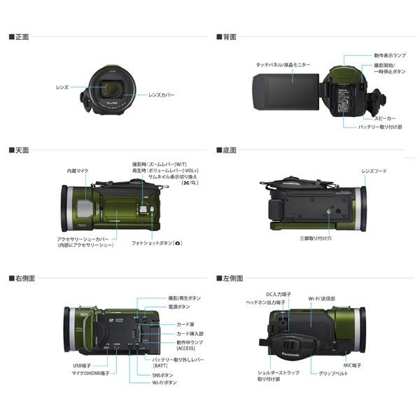 Panasonic（パナソニック） Panasonic HC-VX2M-G フォレストカーキ