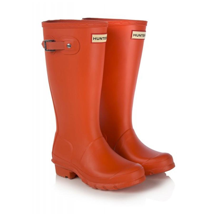 ハンター ベルト付きレインブーツ グロスオレンジ EU37 HUNTER