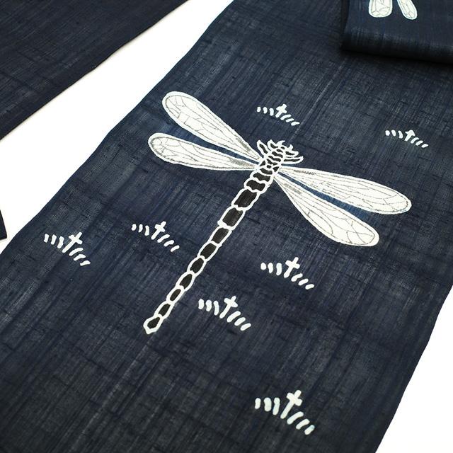 2/20まで＼半額／で￥65780→32890 夏物 袋帯 紗紬 藍染め 手染め 正絹