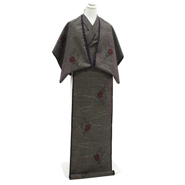 本場大島紬 着物 着尺 反物 正絹 大島紬 7マルキ カタス式 泥染め