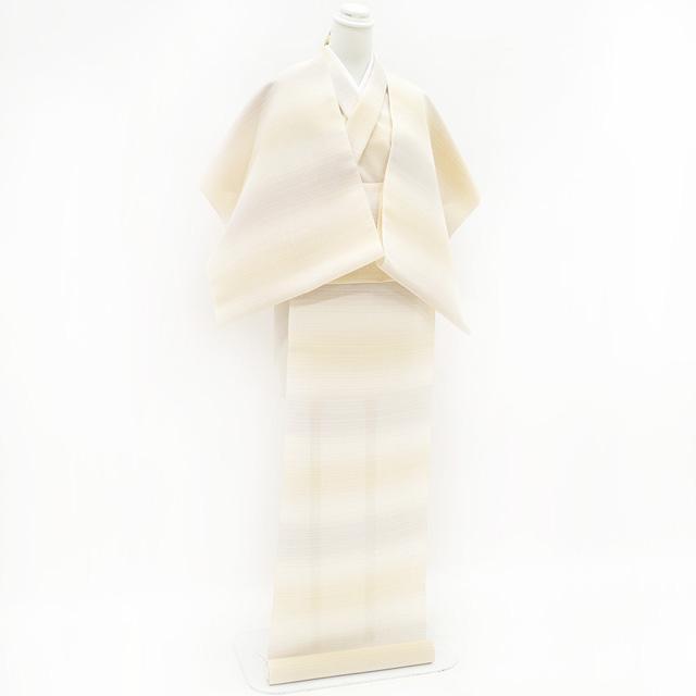 夏物 紗紬 着物 着尺 反物 十日町 七代目 吉澤与市 伝統工芸作家 単衣