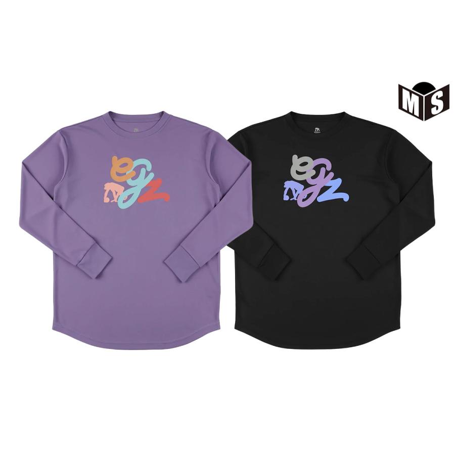 EGOZARU（エゴザル） マルチスクリプト ロングスリーブTシャツ