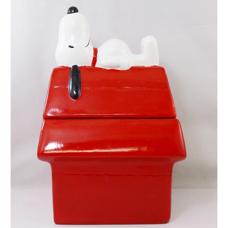 Snoopy ピーナッツ クッキージャー スヌーピー ハウス : アンティーク