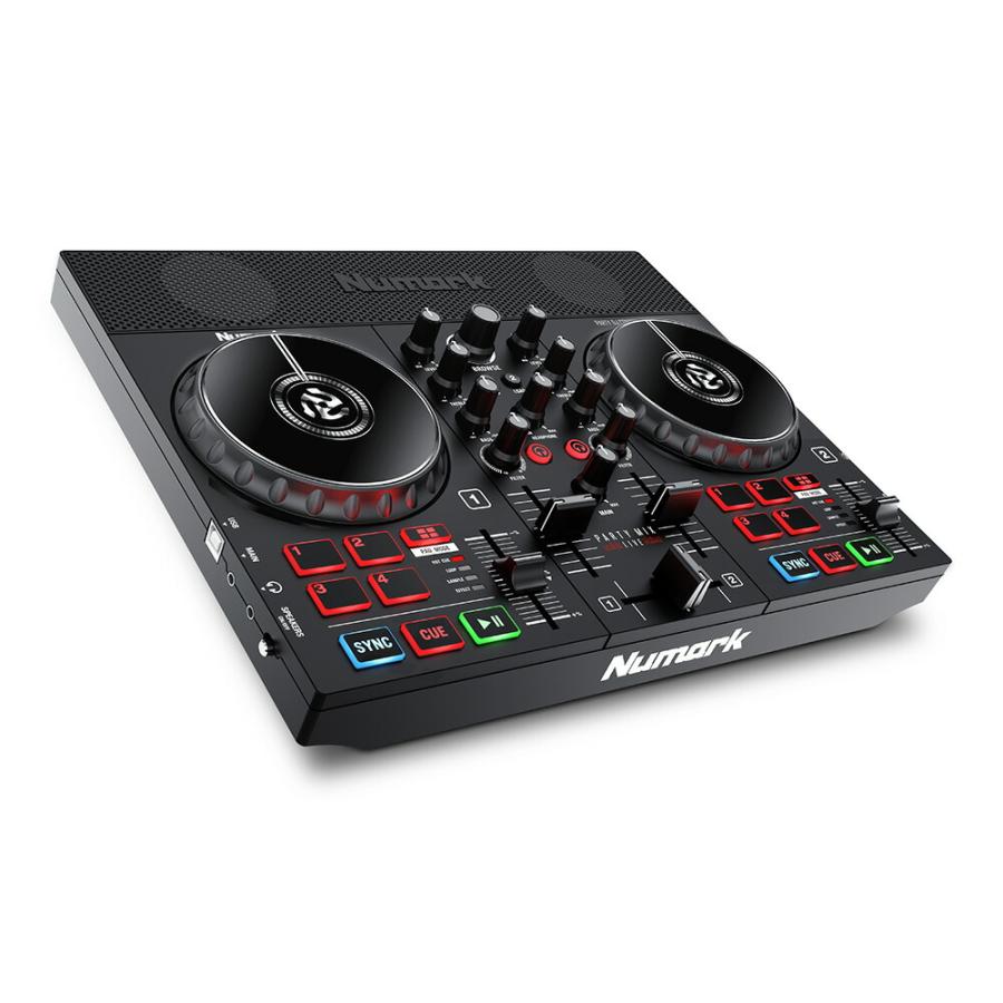 Numark DJコントローラー Party Mix Live スピーカー内蔵 LED搭載