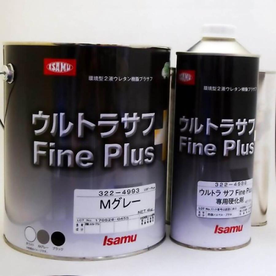 イサム塗料 ウルトラサフFine Plus 4.8Kgセット : ウレタンペイント