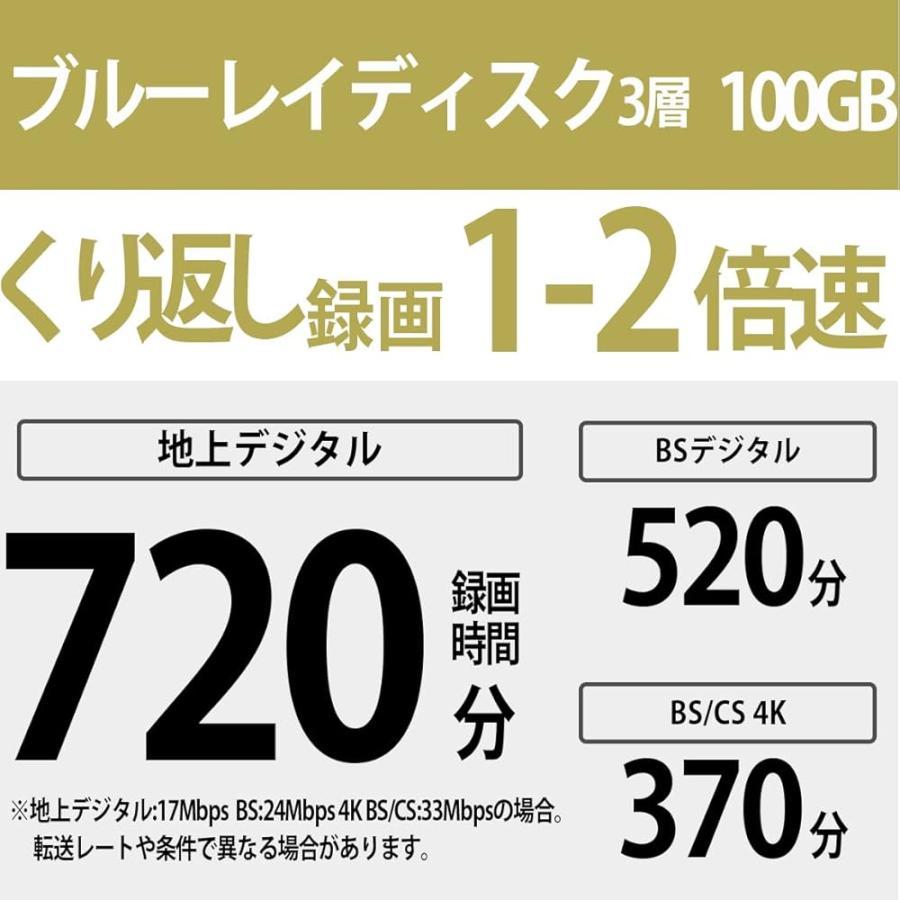 SONY（ソニー） 日本製 ブルーレイディスク BD-RE XL 100GB 繰り返し
