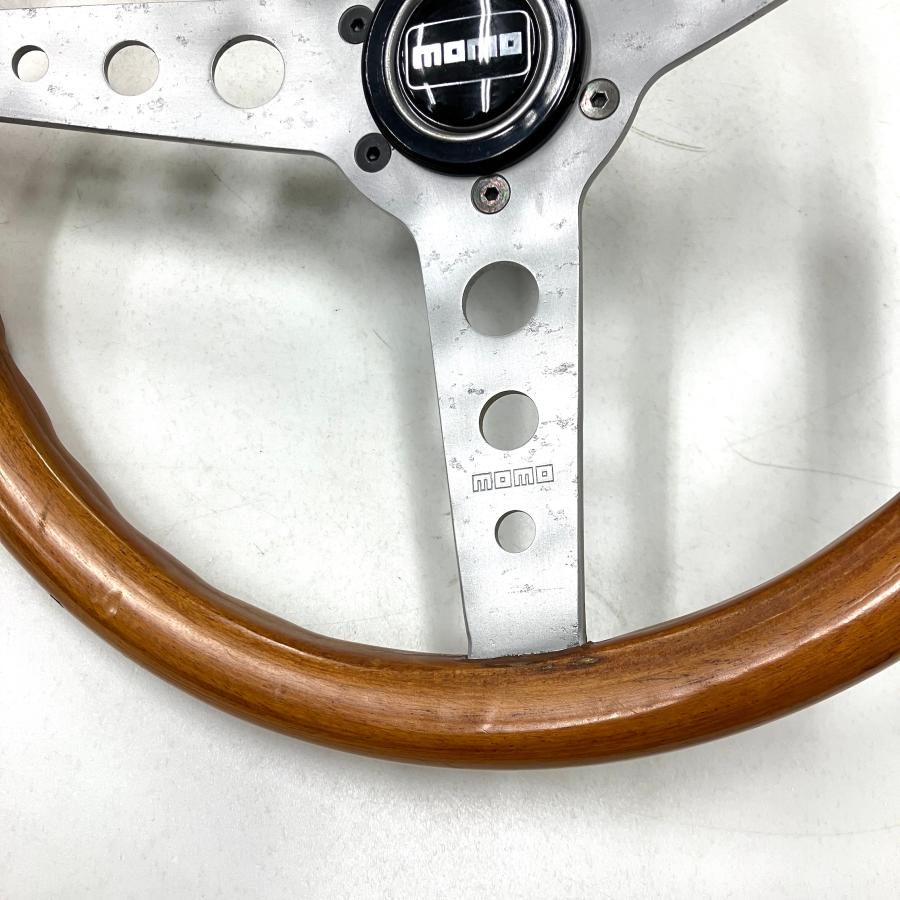 中古 MOMO モモボス用 ウッドステアリング : ミニマルヤマ - 通販
