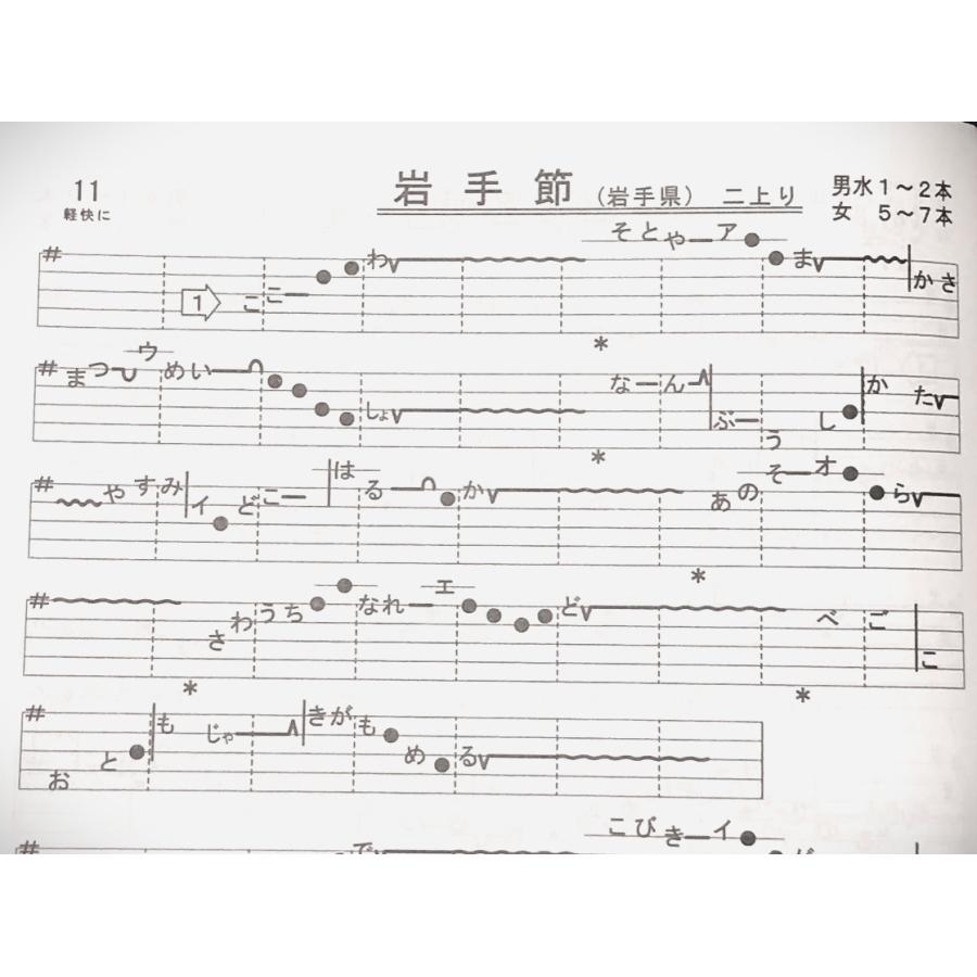 日本の民謡 五線譜 10集セット☆10％OFFキャンペーン〜唄いやすい