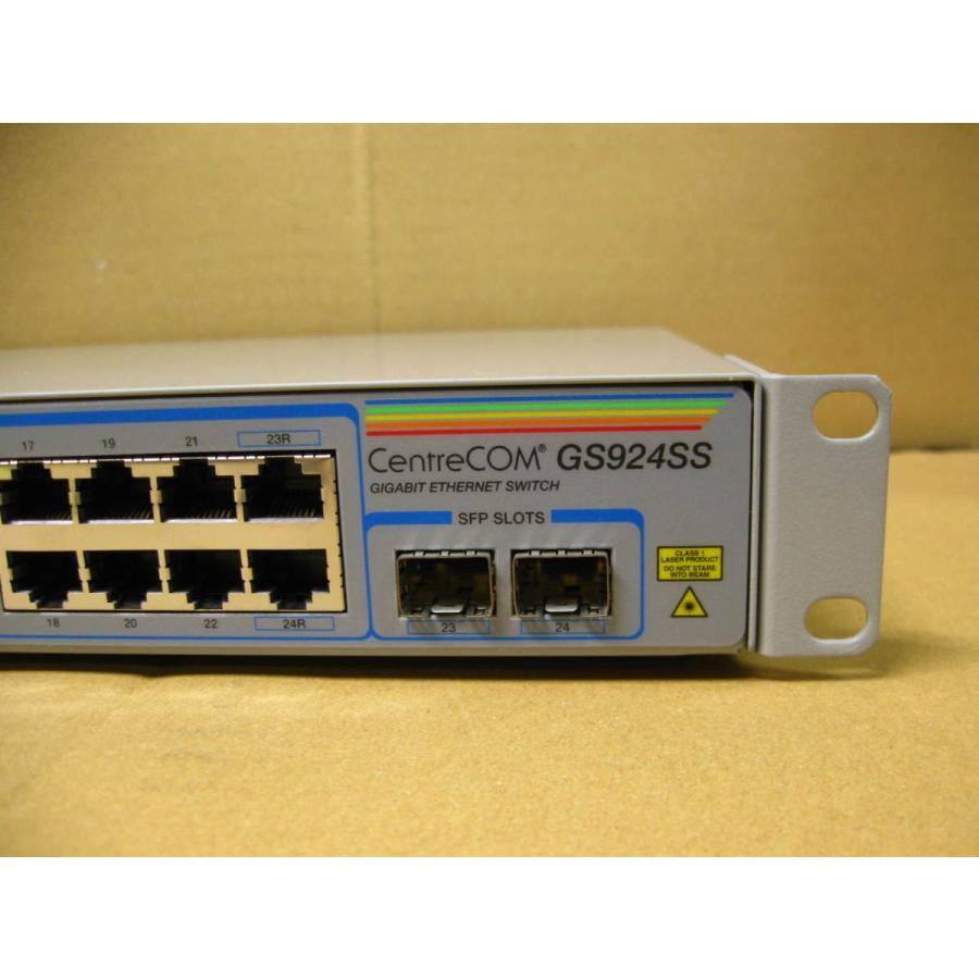 ▽Allied Telesis CentreCOM GS924SS 24ポート ギガビットスイッチ