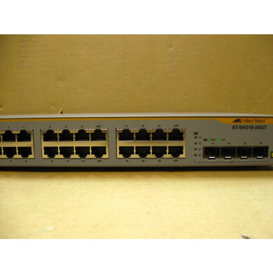 ▽Allied Telesis CentreCOM AT-SH210-24GT 24ポート ギガビット