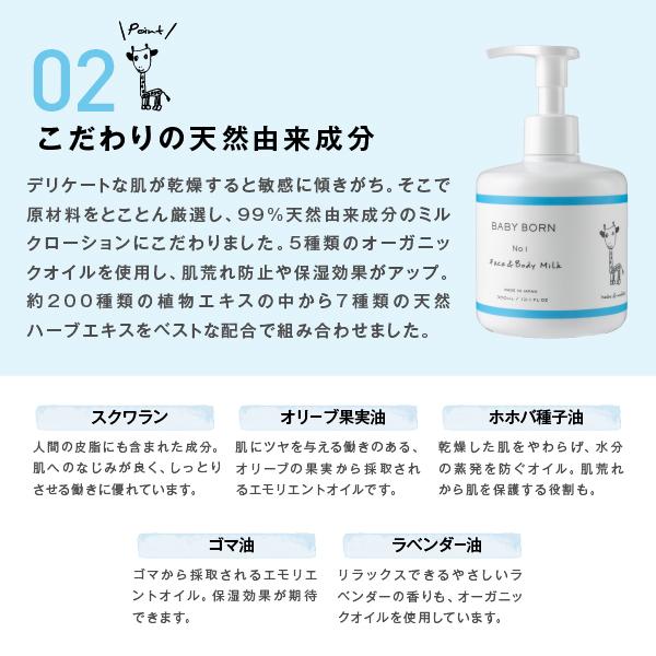 BABY BORN（ベビーボーン） ベビーローション 赤ちゃん 子供 乳液 保湿