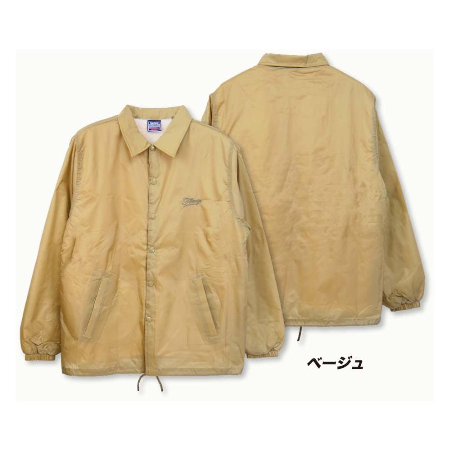 コーチジャケット 裏ボア ジャケット メンズ サーフブランド ロゴ 刺繍