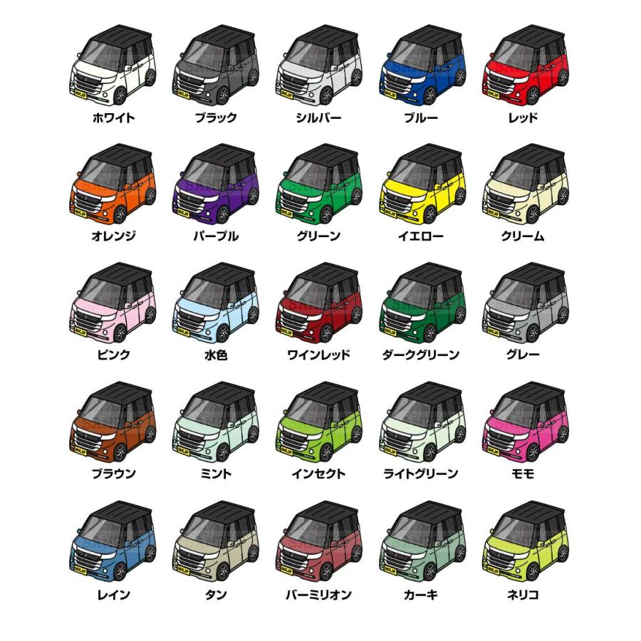 MKJP イラストA5 フレーム付き スズキ スペーシア カスタムZ MK32S