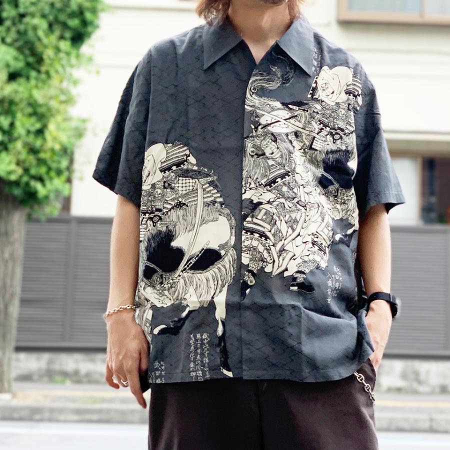 SUN SURF サンサーフ アロハシャツ ハワイアンシャツ × 葛飾北斎