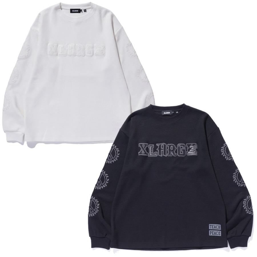 XLARGE（エクストラ ラージ） 全2色 ロンT Tシャツ CAMPUS WAFFLE L/S