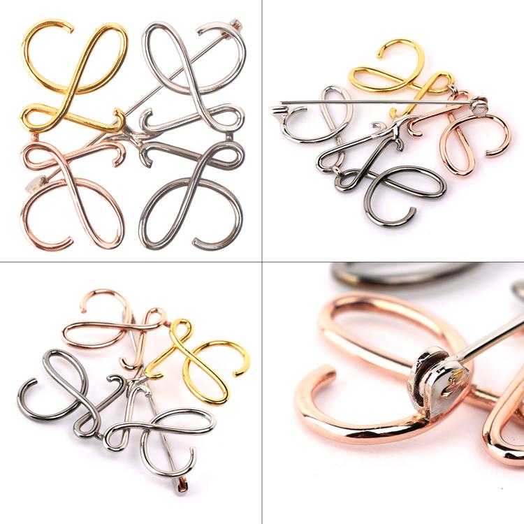 LOEWE（ロエベ） [新品/正規ラッピング済] ブローチ アナグラム マルチ