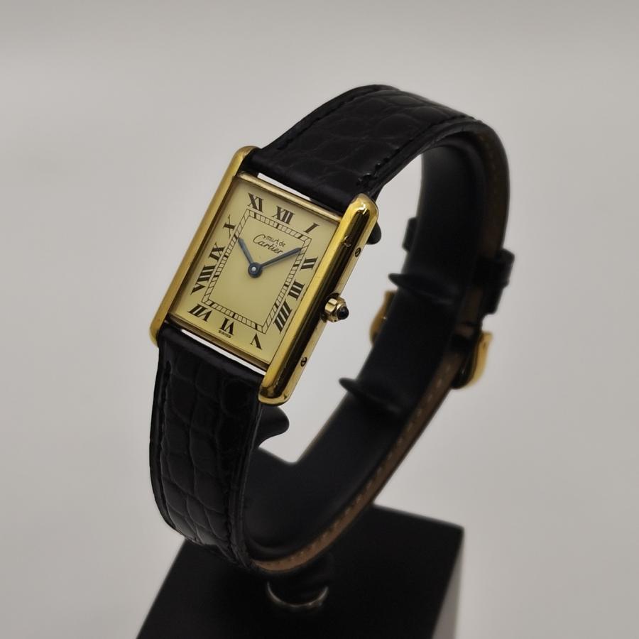TANK（Cartier） カルティエ マストタンク ヴェルメイユ LM 手巻き OH
