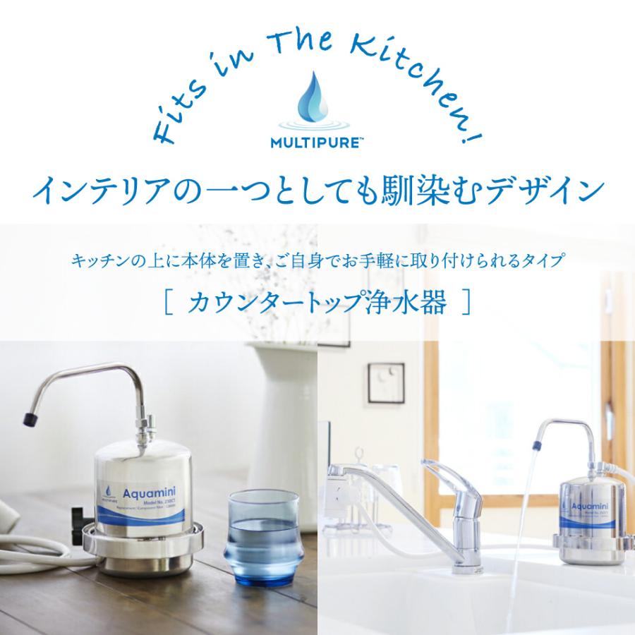 マルチピュア Aquamini 浄水器 ステンレス カウンタートップ 250CT