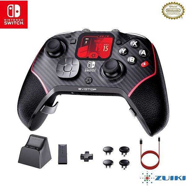 ZUIKI 瑞起 高機能ゲームコントローラー EVOTOP（Black） ZKNS-015-BK