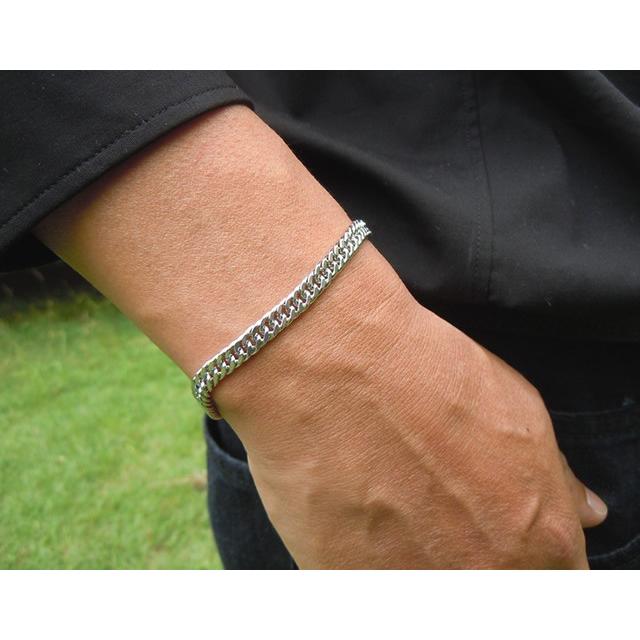 純チタン ゲルマニウム 喜平 ブレスレット チェーン 17-21cm／超軽量