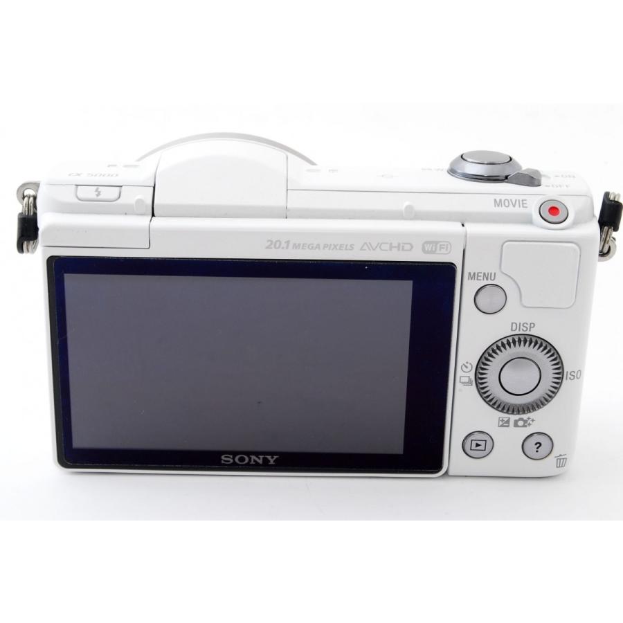 SONY（ソニー） α5000 ホワイトレンズキット 美品 自撮りできる&Wi-Fi