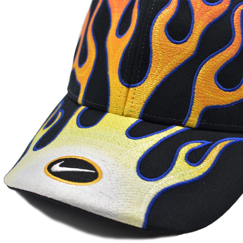 NIKE（ナイキ） CLUB CAP STRUCTURED OG FLAME CAP BLACK ORANGE