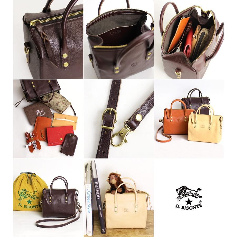 IL BISONTE（イルビゾンテ） バッグ ボストンバッグ 2WAYミニボストン