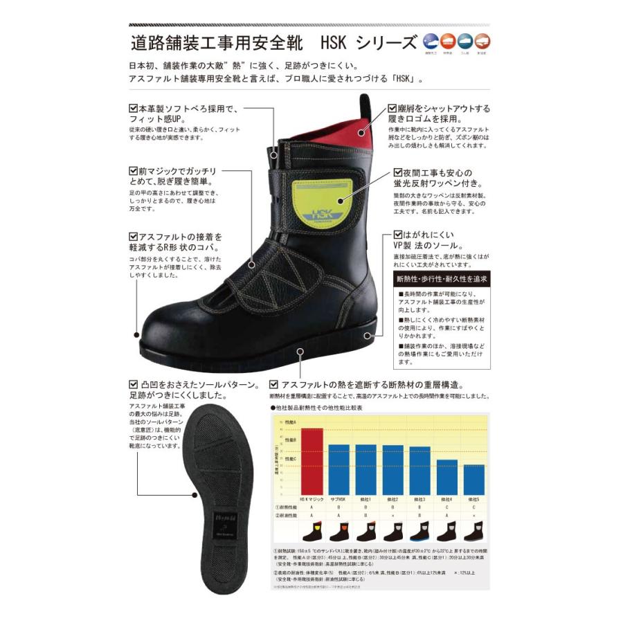舗装用安全靴 ノサックスHSKマジック【HSKマジック】 : シューズ
