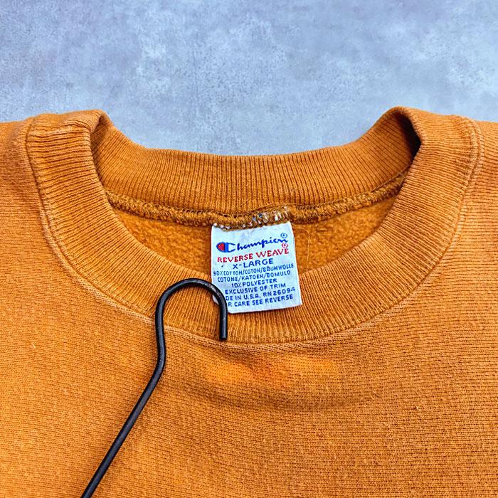 90's Champion Reverse Weave Made in USA ORANGE/XL チャンピオン