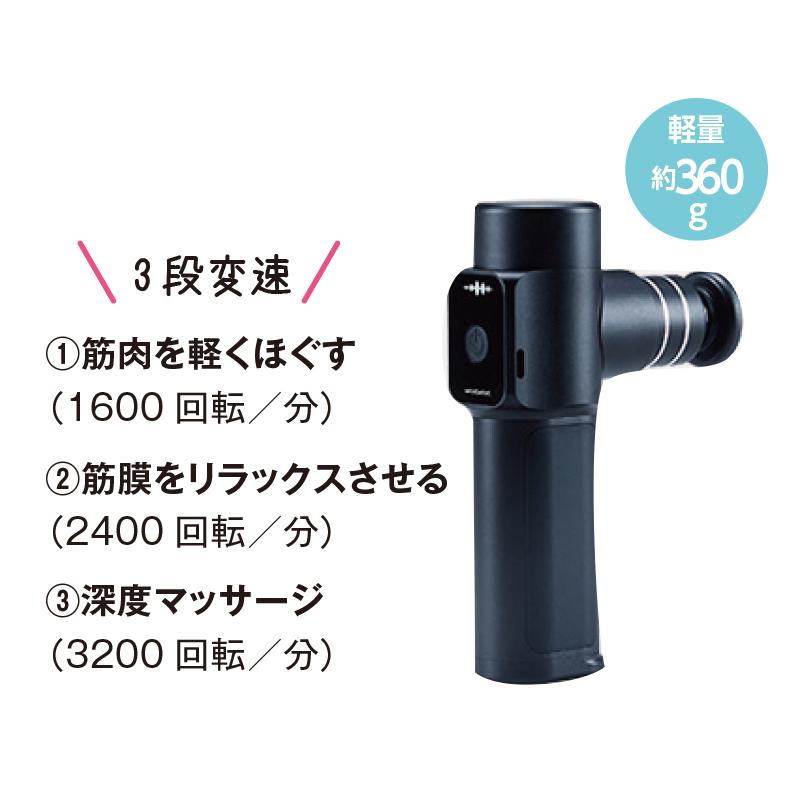 WAVEWAVE 筋膜リリースガン FASCIAL RELEASE GUN 首 肩 腕 ふくらはぎ