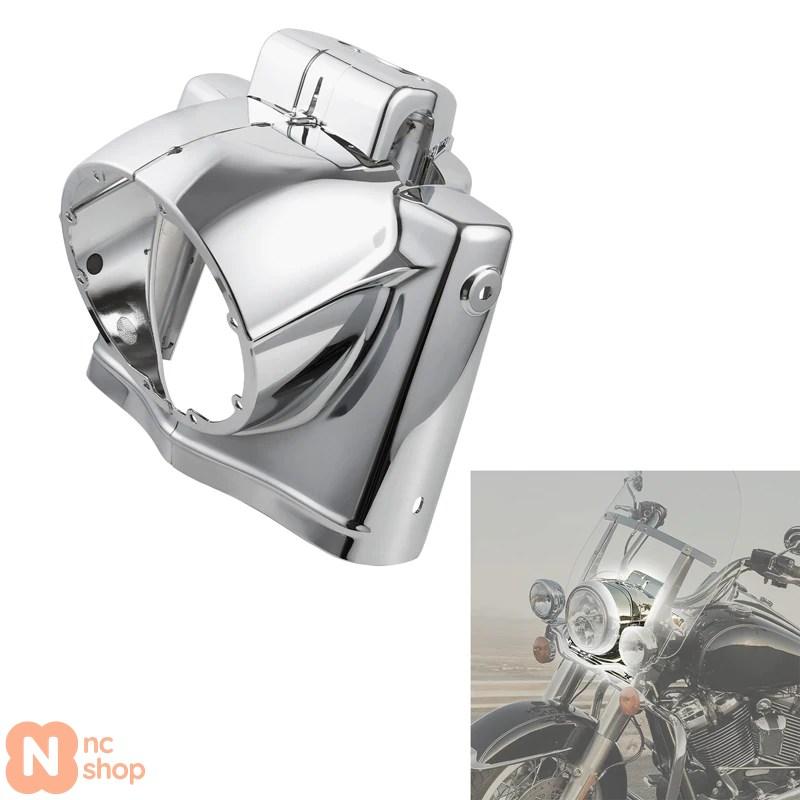 並行輸入品】7インチ丸型ヘッドライトナセルカバー ハーレー ロード