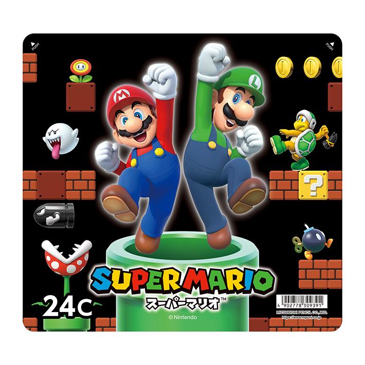 三菱鉛筆 スーパーマリオ 色鉛筆 880級 24色 4902778309391 新入学文具