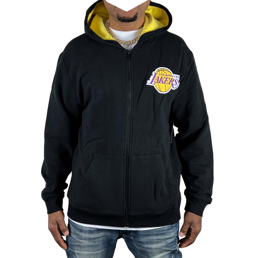 FISLL LAKERS BACK LOGO ZIP HOODIE NBA レイカーズ ロゴ ジップアップ