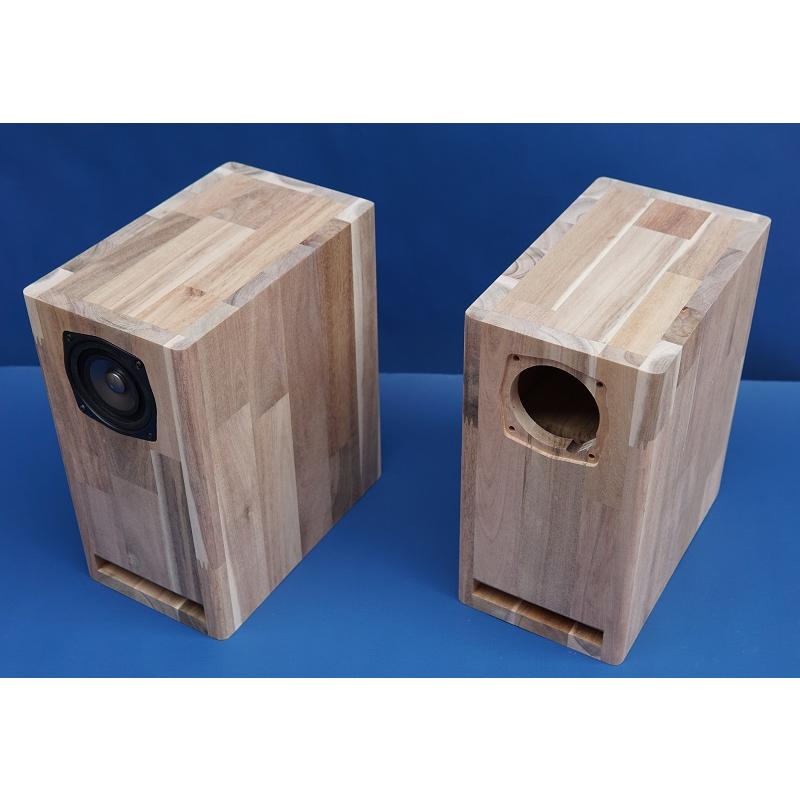 完全オーダー】アカシア材 スピーカーボックス製作 左右ペア ホーム