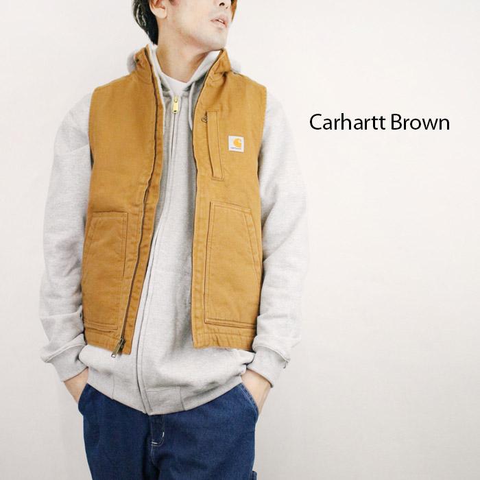 Carhartt（カーハート） ワークベスト CARHARTT LOOSE FIT WASHED DUCK